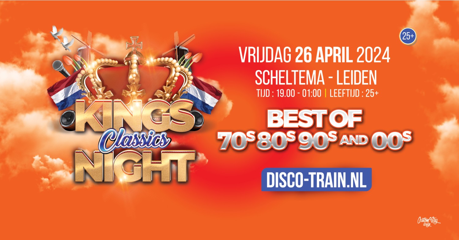Party nieuws: Heerlijke Kings Classics Night van Disco-Train in Scheltema Leiden